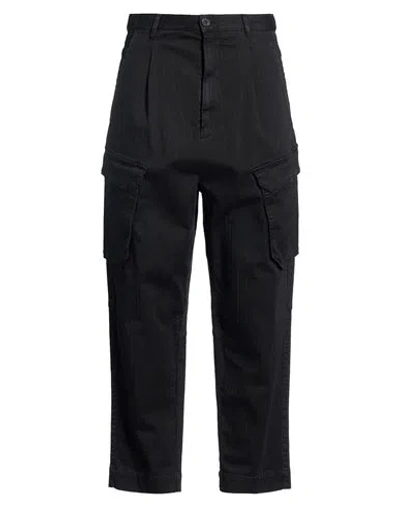 Semicouture Woman Pants Black Size 4 Cotton, Elastane