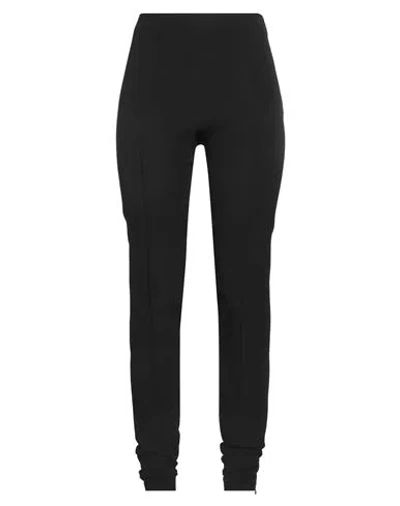 Semicouture Woman Pants Black Size 4 Polyester, Elastane