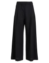 Semicouture Woman Pants Black Size 4 Polyester, Virgin Wool, Elastane