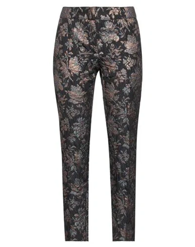 Semicouture Woman Pants Black Size 6 Acrylic, Acetate, Polyamide, Metal