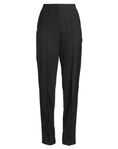 Semicouture Woman Pants Black Size 6 Polyester, Virgin Wool, Elastane