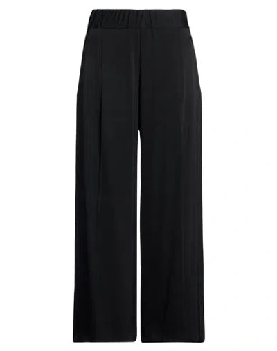 Semicouture Woman Pants Black Size 6 Viscose, Virgin Wool