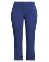 Semicouture Woman Pants Blue Size 10 Acetate, Silk