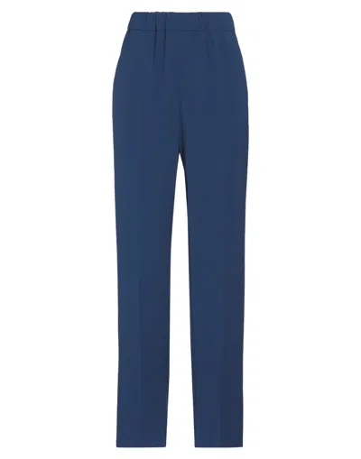 Semicouture Pants In Blue