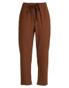 Semicouture Woman Pants Brown Size 4 Polyester, Virgin Wool, Elastane