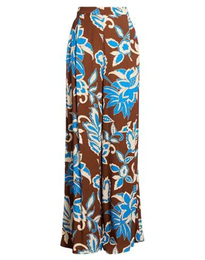 Semicouture Woman Pants Brown Size 6 Viscose