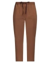 Semicouture Woman Pants Brown Size 8 Cotton