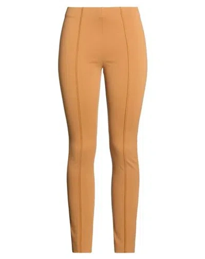 Semicouture Woman Pants Camel Size 6 Viscose, Polyamide, Elastane In Yellow