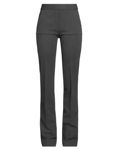 Semicouture Woman Pants Charcoal Size 6 Viscose, Polyamide, Elastane In Gray