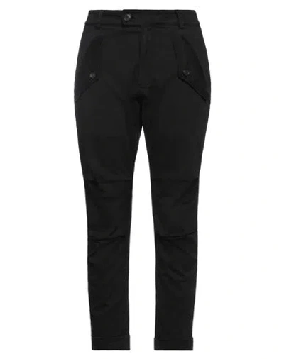 Semicouture Woman Pants Charcoal Size 8 Cotton, Lyocell, Elastane In Grey