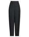 Semicouture Woman Pants Charcoal Size 8 Polyester, Virgin Wool, Elastane