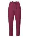 Semicouture Woman Pants Deep Purple Size 2 Polyester, Virgin Wool, Elastane