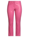 Semicouture Woman Pants Fuchsia Size 10 Polyurethane In Pink