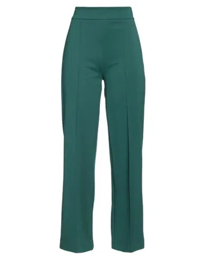 Semicouture Woman Pants Green Size 6 Viscose, Polyamide, Elastane