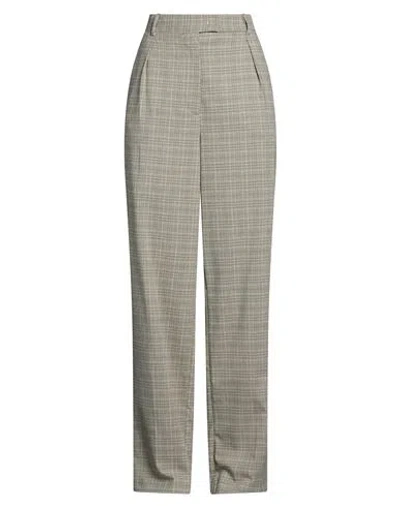 Semicouture Woman Pants Grey Size 4 Polyamide, Viscose, Polyester, Elastane In Gray