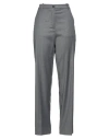 Semicouture Woman Pants Grey Size 4 Virgin Wool, Polyester, Viscose, Elastane