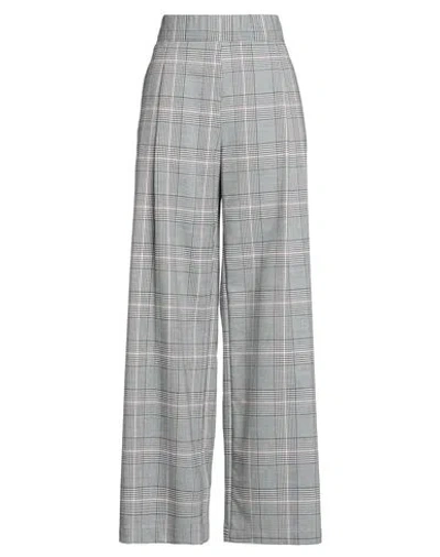 Semicouture Woman Pants Grey Size 6 Polyester, Virgin Wool, Elastane In Gray
