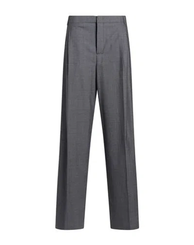 Semicouture Woman Pants Grey Size 8 Polyester, Virgin Wool, Elastane