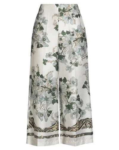 Semicouture Woman Pants Ivory Size 4 Polyester In White