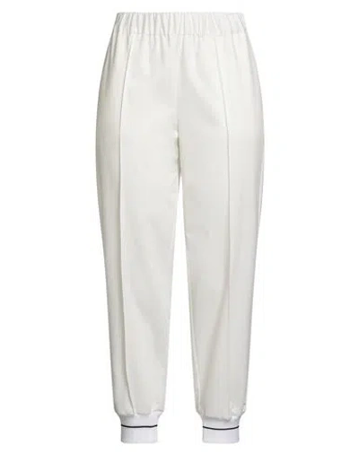 Semicouture Woman Pants Ivory Size 4 Viscose, Polyester, Elastane In White