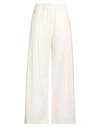Semicouture Woman Pants Ivory Size 6 Polyester, Virgin Wool, Elastane In White