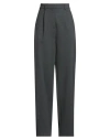 Semicouture Woman Pants Lead Size 8 Viscose, Polyamide, Elastane In Black