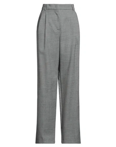 Semicouture Woman Pants Light Grey Size 8 Virgin Wool