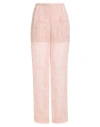 Semicouture Woman Pants Light Pink Size 8 Polyester In Pink