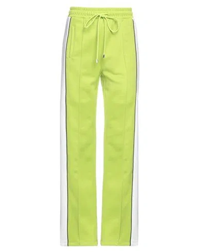 Semicouture Woman Pants Lime Green Size Xs Polyester, Cotton