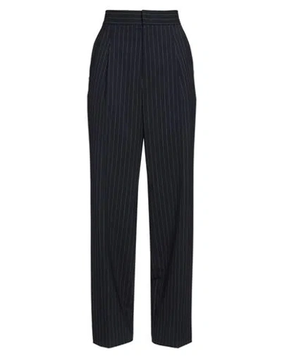 Semicouture Woman Pants Midnight Blue Size 4 Polyester, Virgin Wool, Elastane