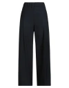 Semicouture Woman Pants Midnight Blue Size 6 Polyester, Virgin Wool, Elastane