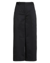 Semicouture Woman Pants Midnight Blue Size 8 Cotton In Blue