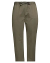Semicouture Woman Pants Military Green Size 10 Cotton