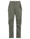 Semicouture Woman Pants Military Green Size 10 Cotton, Lyocell, Elastane