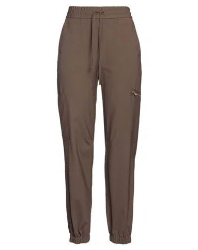 Semicouture Woman Pants Military Green Size 4 Polyester, Virgin Wool, Elastane, Acetate