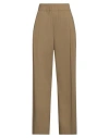 Semicouture Woman Pants Military Green Size 8 Cotton, Polyamide, Elastane In Blue