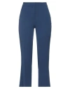 Semicouture Woman Pants Navy Size 6 Triacetate, Polyester In Navy Blue