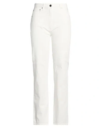 Semicouture Woman Pants Off White Size 28 Cotton