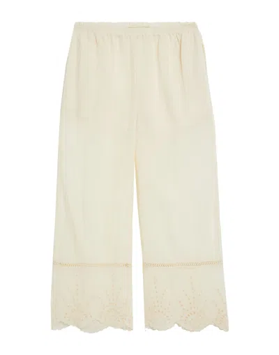 Semicouture Pants In Yellow