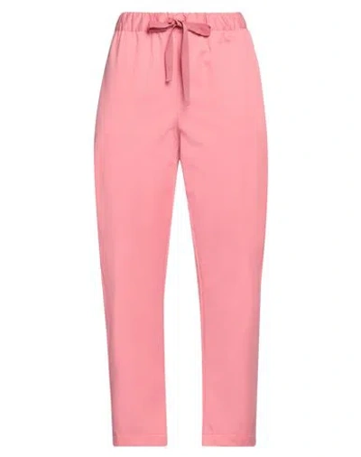 Semicouture Woman Pants Pink Size 4 Cotton