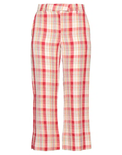Semicouture Pants In Red