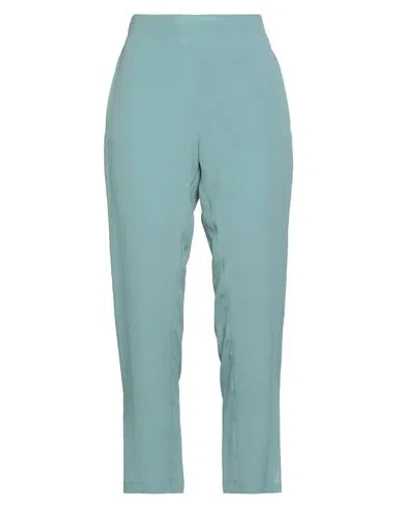Semicouture Woman Pants Sage Green Size 6 Acetate, Silk