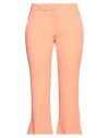 Semicouture Woman Pants Salmon Pink Size 6 Acetate, Silk