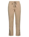 Semicouture Woman Pants Sand Size 8 Cotton, Elastane In Beige