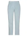 Semicouture Woman Pants Sky Blue Size 10 Cotton In Blue