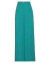 Semicouture Woman Pants Turquoise Size 8 Acetate, Silk In Blue