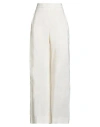 Semicouture Woman Pants White Size 2 Viscose In White