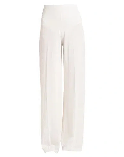 Semicouture Woman Pants White Size M Cotton