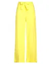Semicouture Pants In Yellow