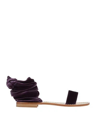 Semicouture Sandals In Purple